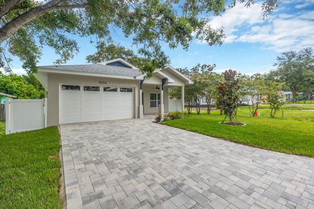 Nice paver driveway