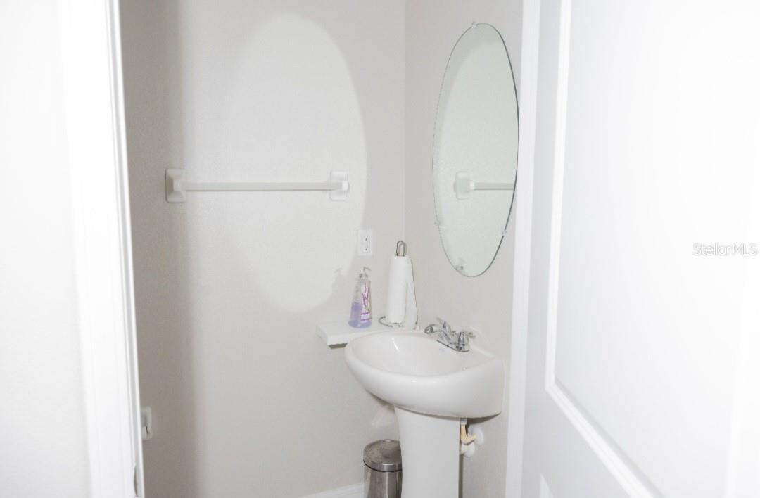HALF BATH ON THE FIRST FLOOR