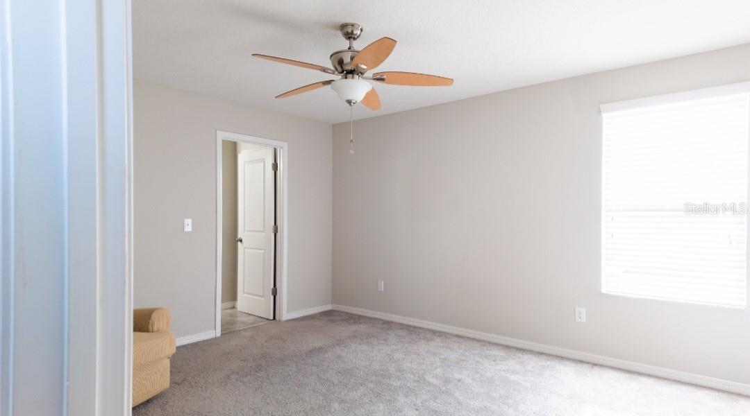 MASTER BEDROOM ON THE SECOND FLOOR