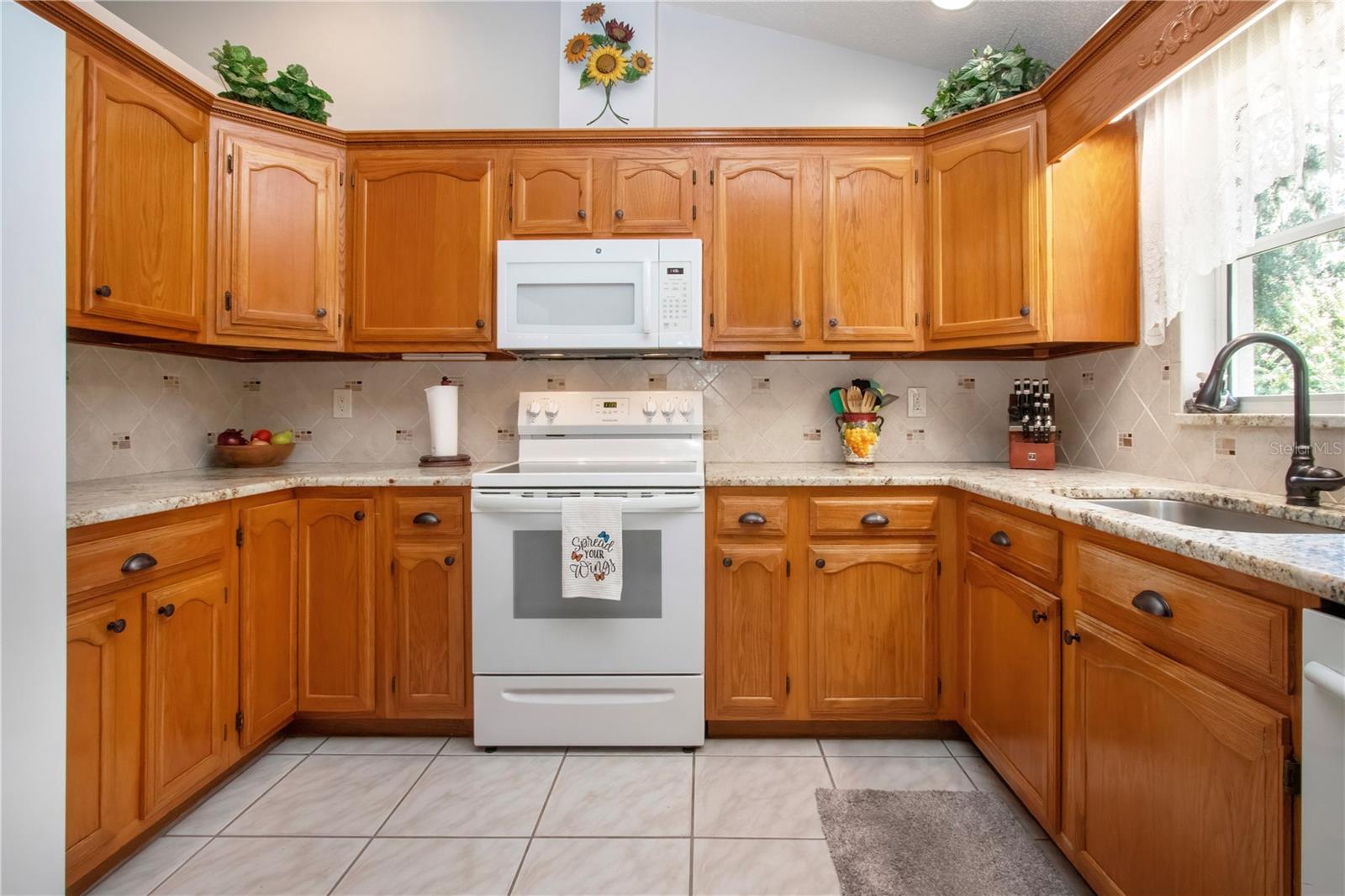 Tons of Cabinet Space inthe Kitchen