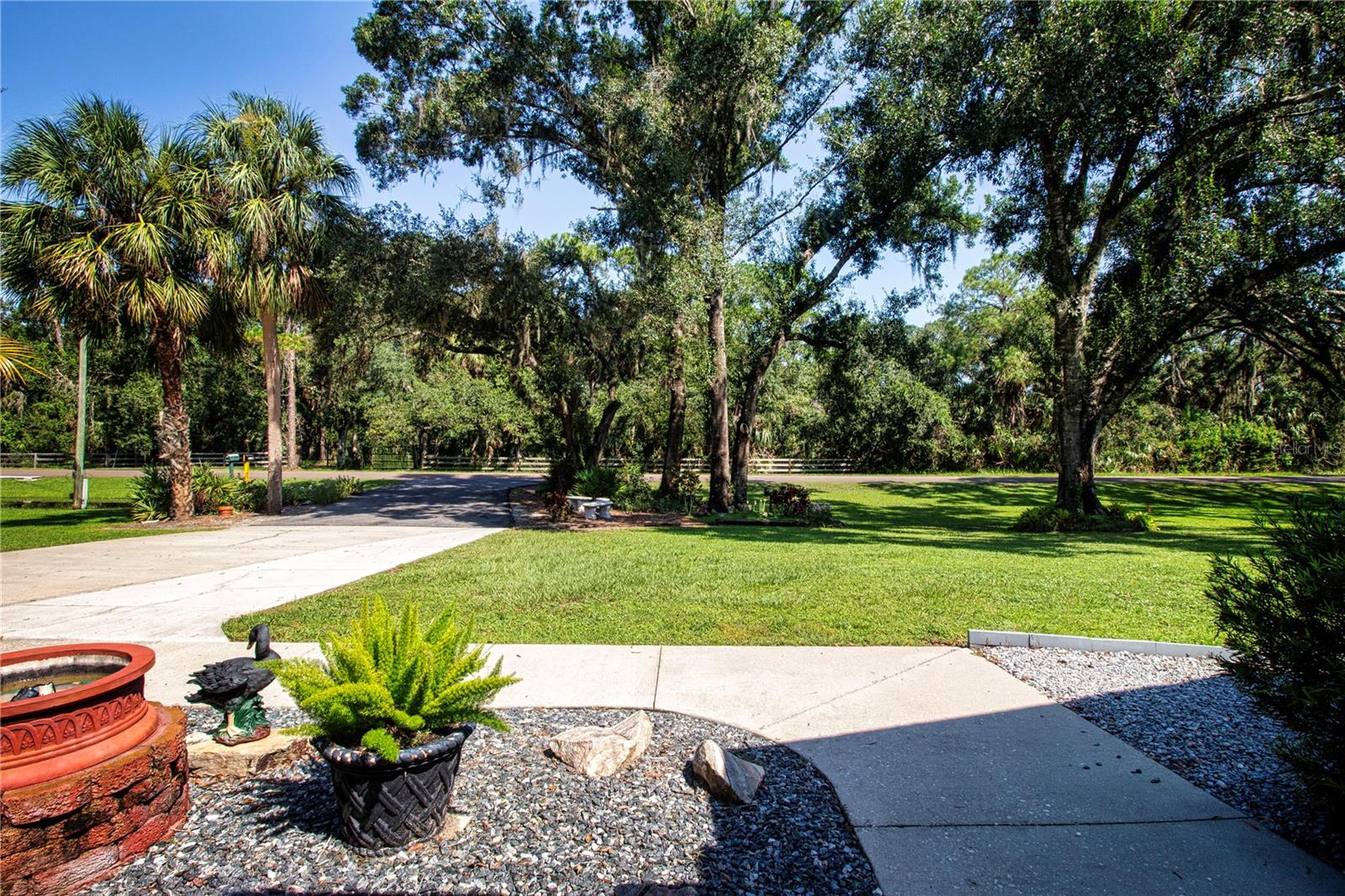 View From the Front Door To the Road