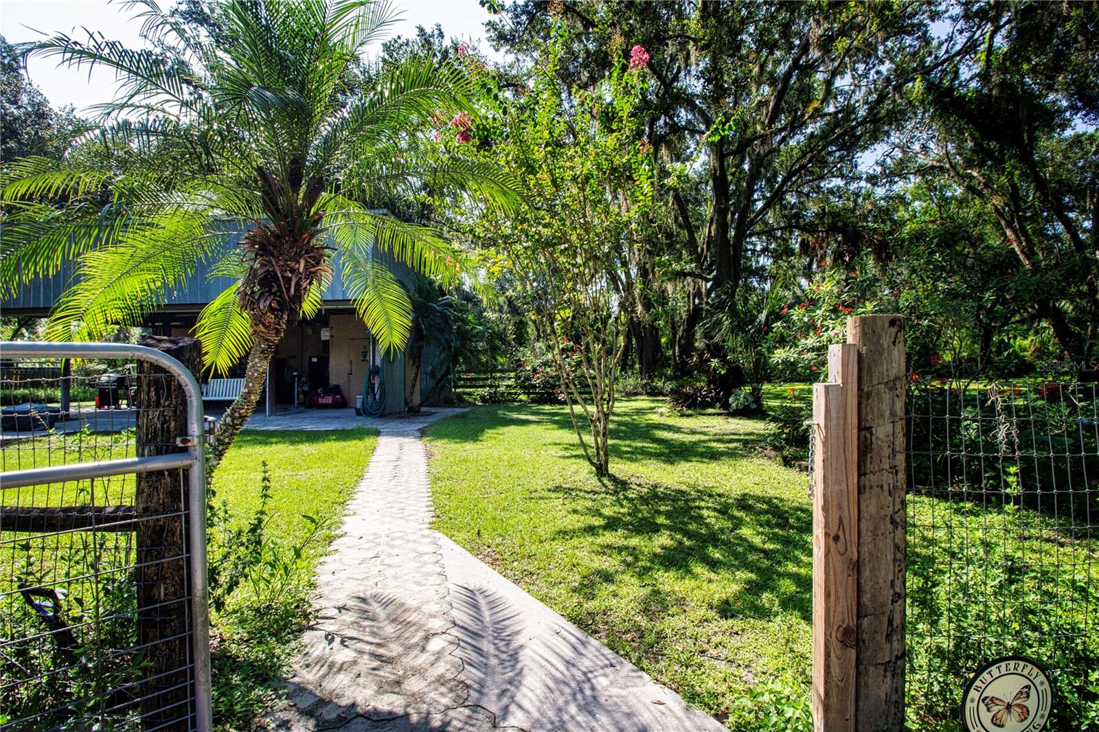 Paver Walkway To The Barn