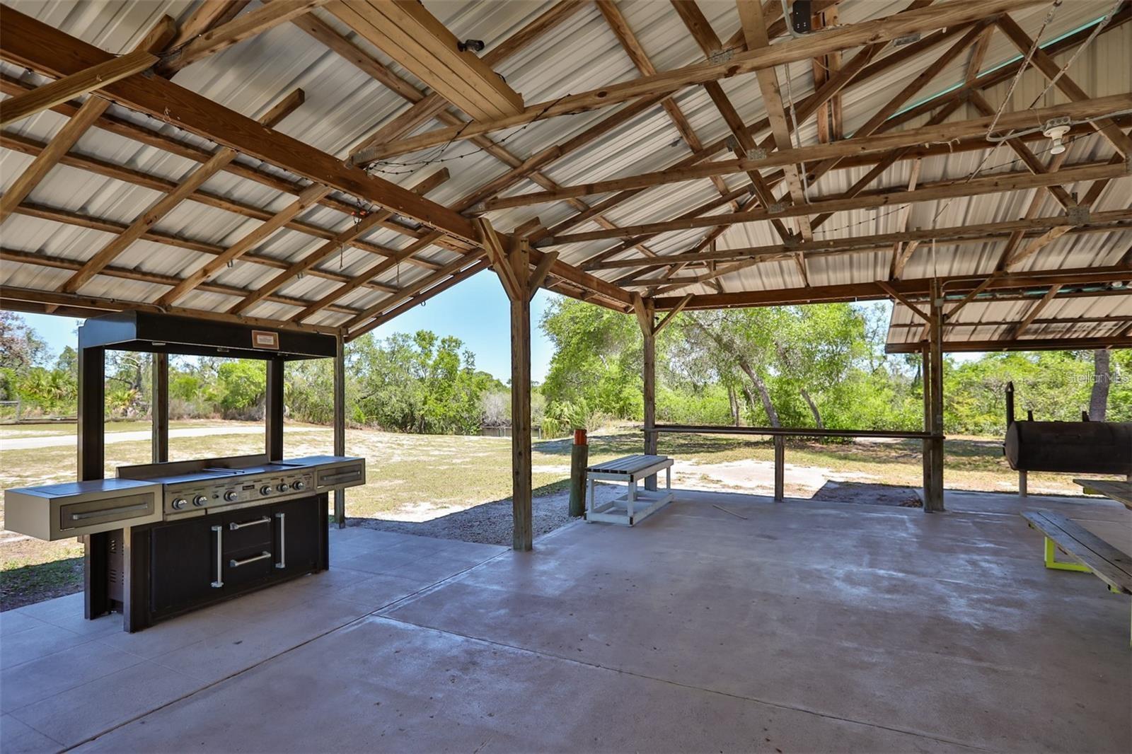 Inside the Pavillion at the sundance Marina