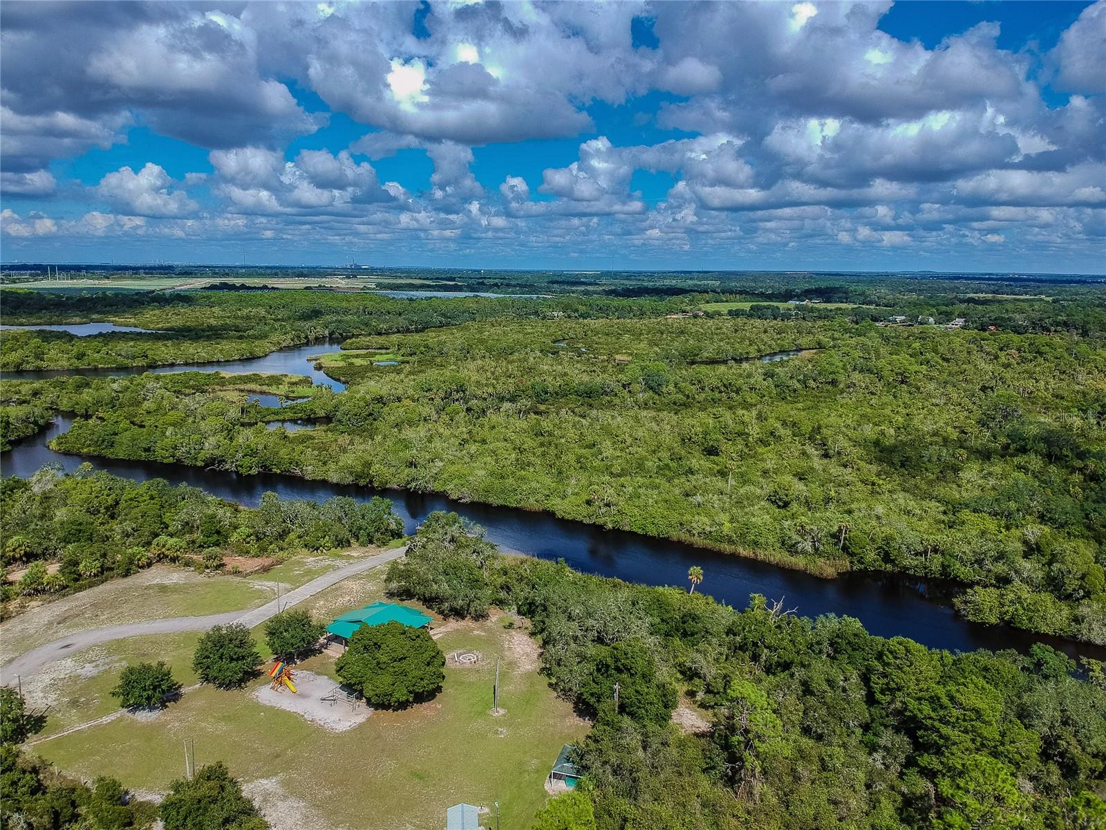 Drone Photo Of the Sundance Marina and River