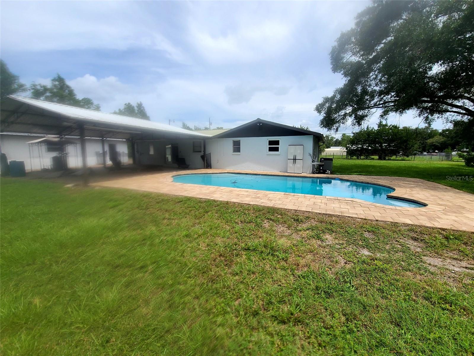 Back of Home Pool