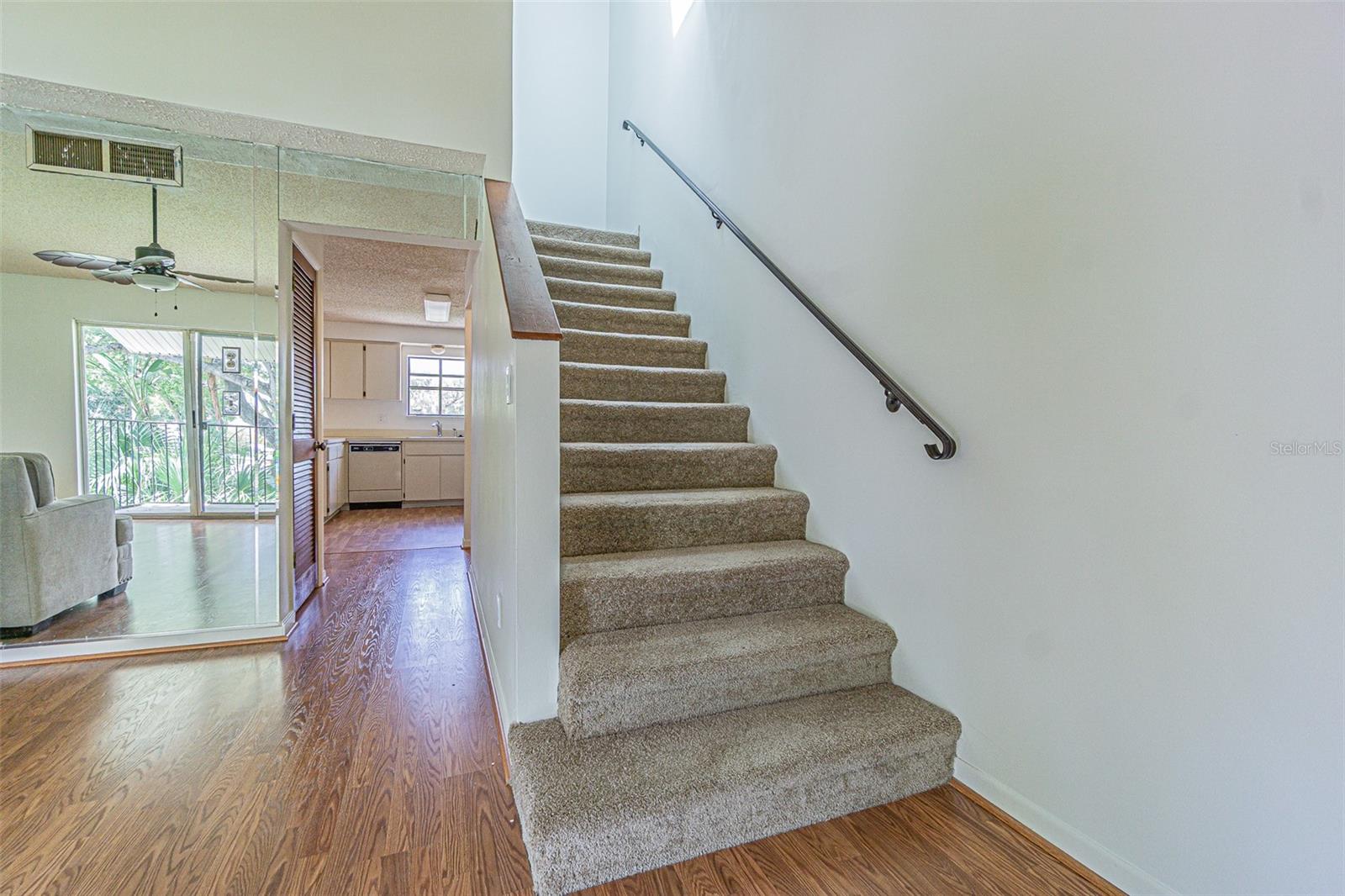Stairs leading to 3rd floor bedrooms and full bath.
