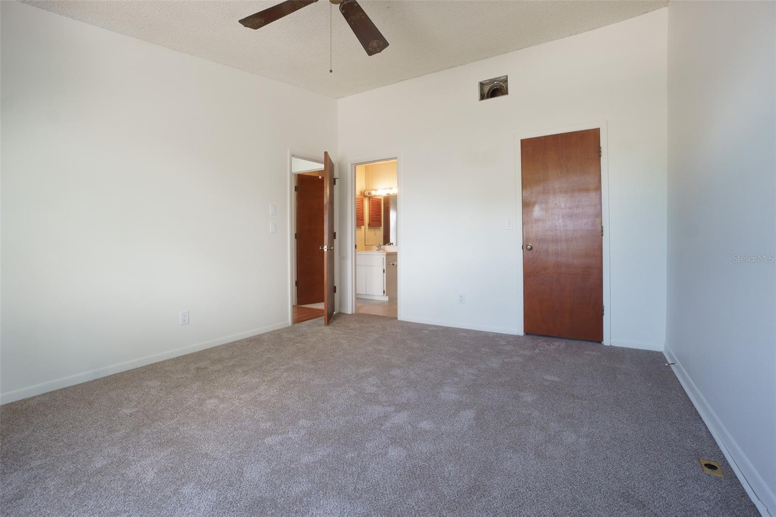 Owner's Suite with a large walk-in closet and access to bathroom.