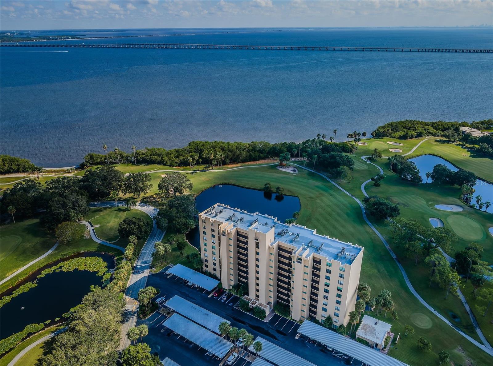Located directly on the Golf Course and open Tampa Bay!