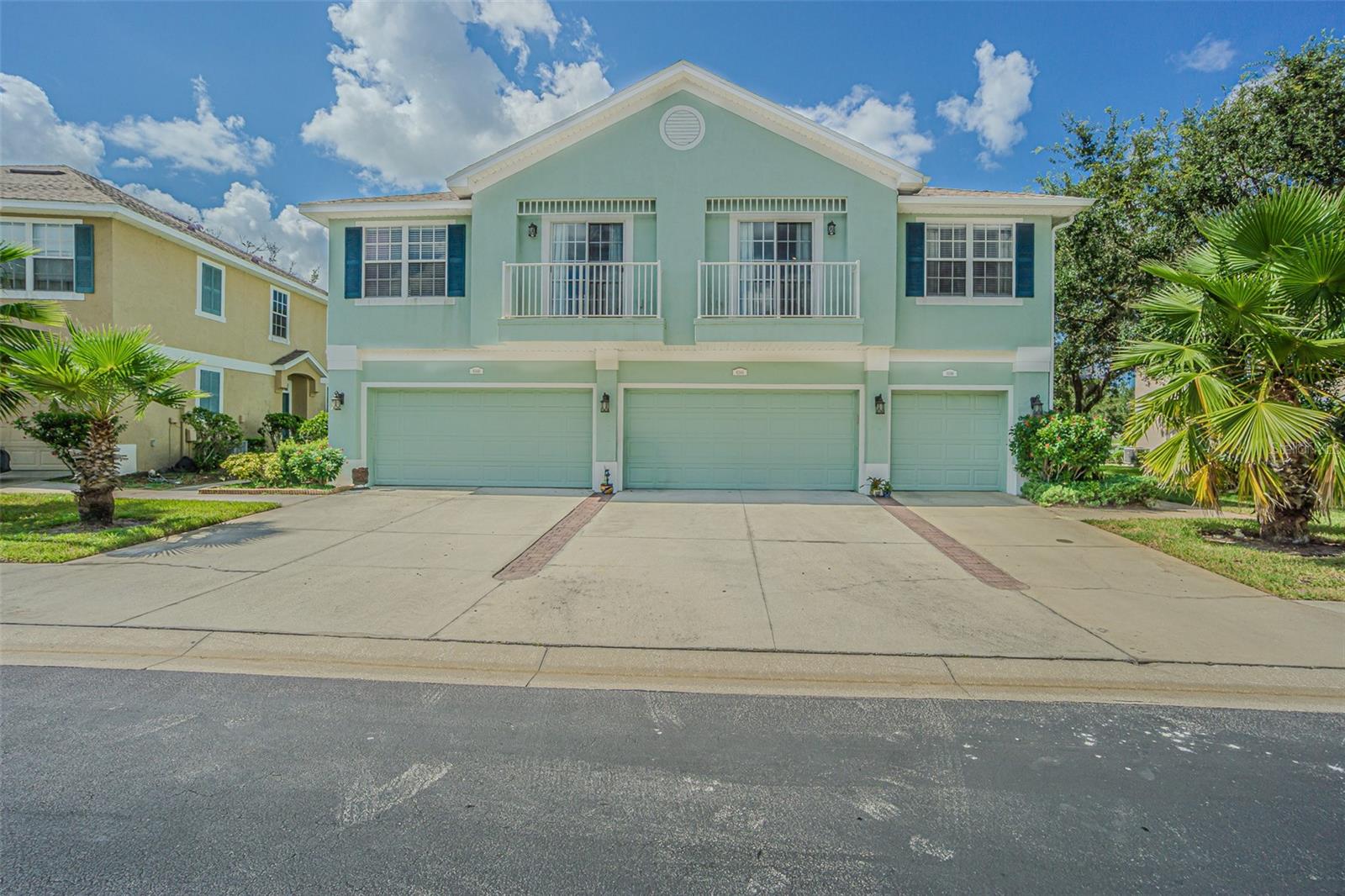 8346 Shallow Creek Ct New Port Richey.  2 bed/2 bath townhome, all located on the second floor with a one car garage below.