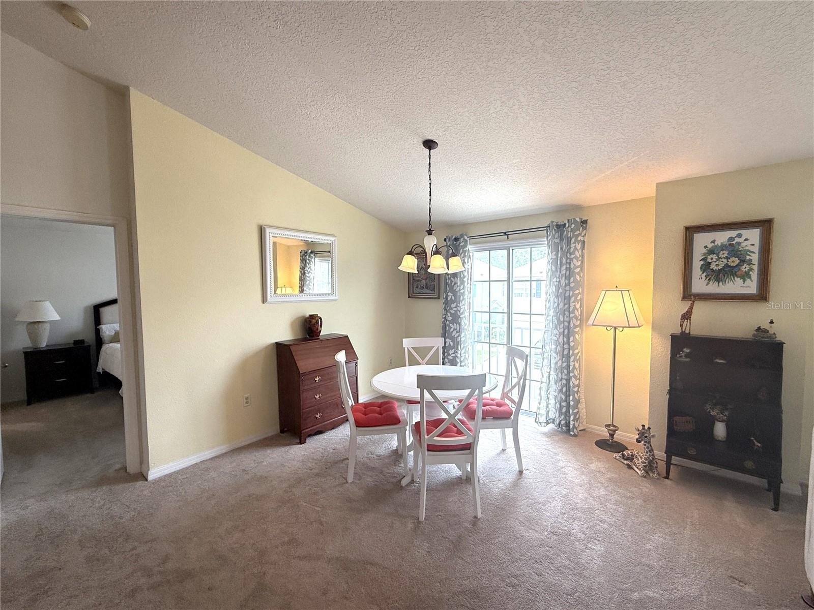 Dining room by the primary bedroom