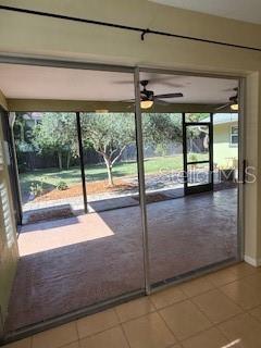 MB Glass SLiding doors to Porch & pretty back yard