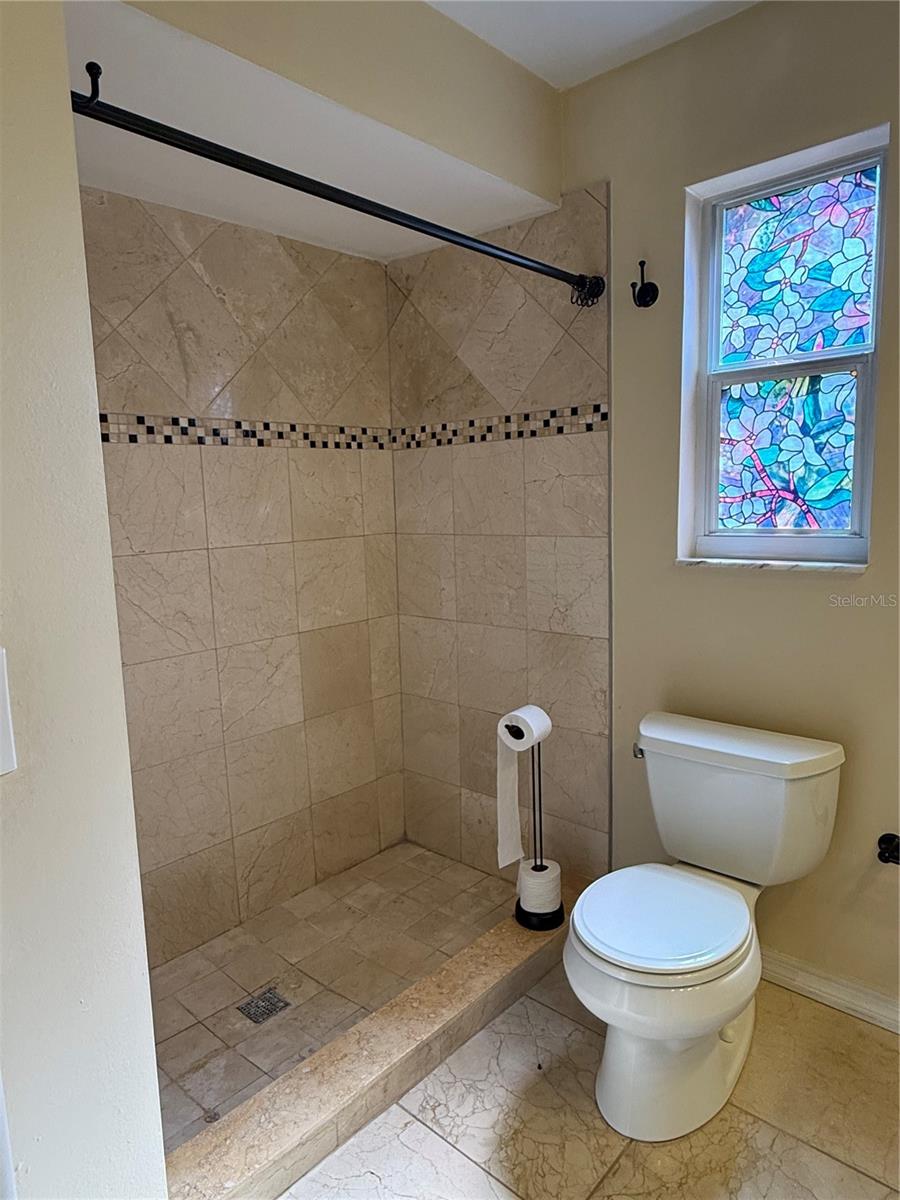 MB walk in tiled shower