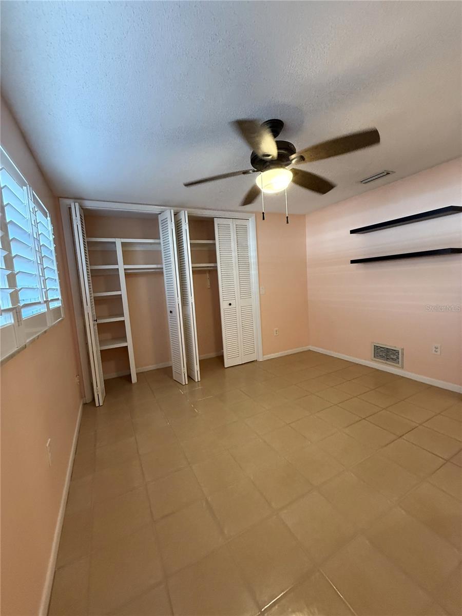 BR 3 with built in closet shelving
