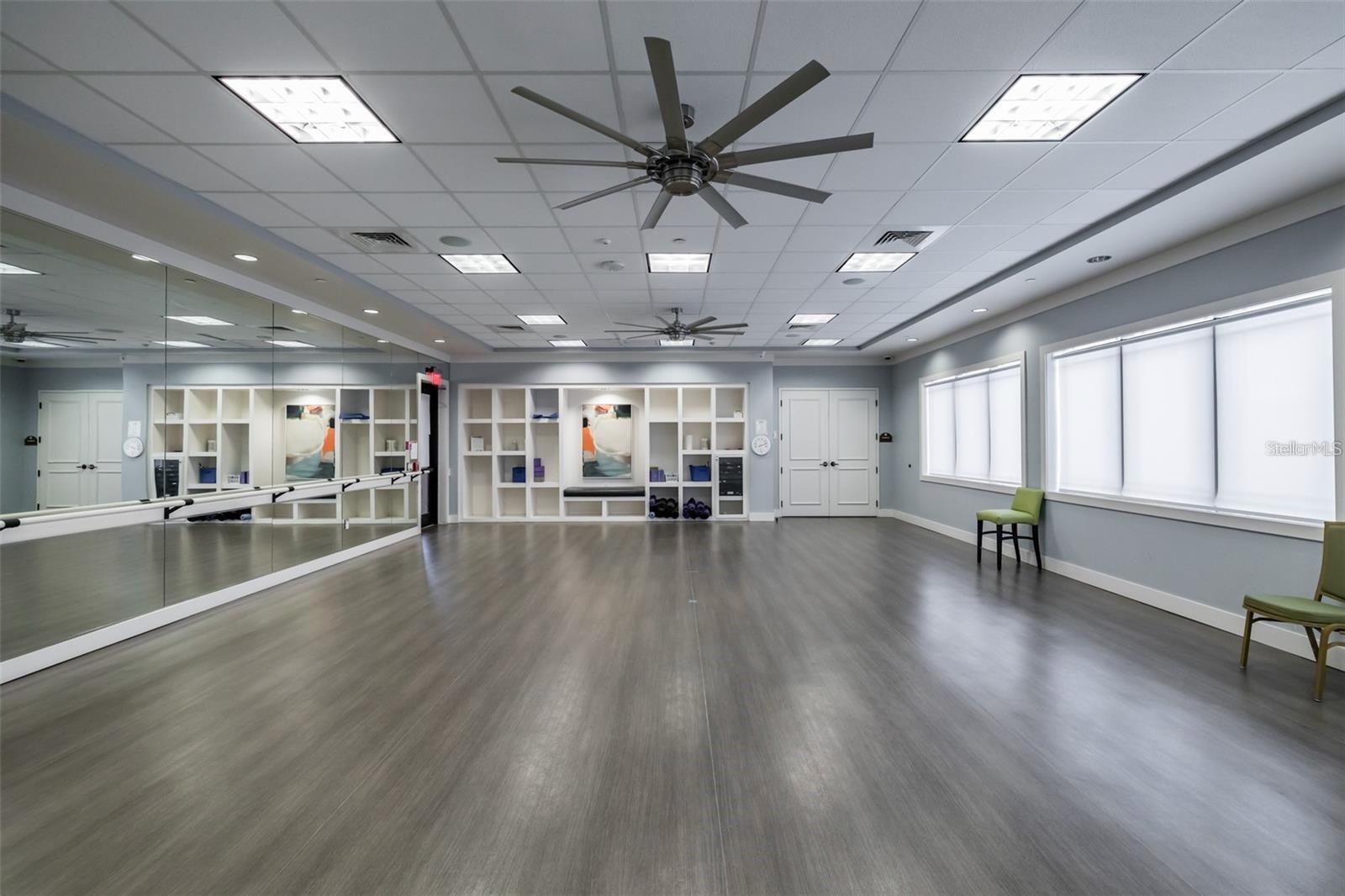 Exercise Studio - multitude of classes are available