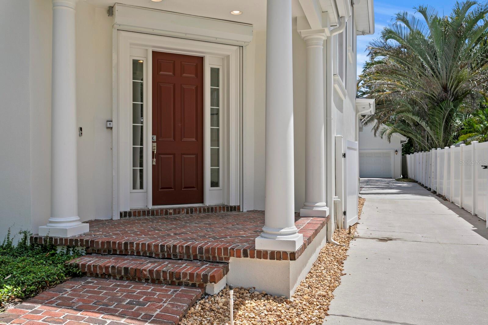 A freshly painted exterior welcome you home