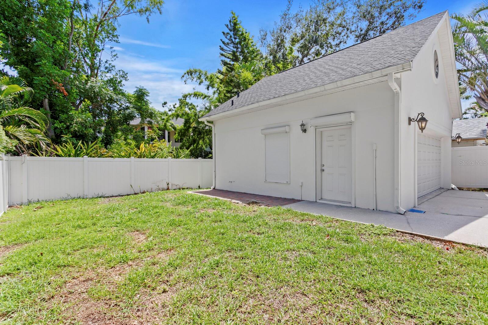 Detached oversized 2-car garage