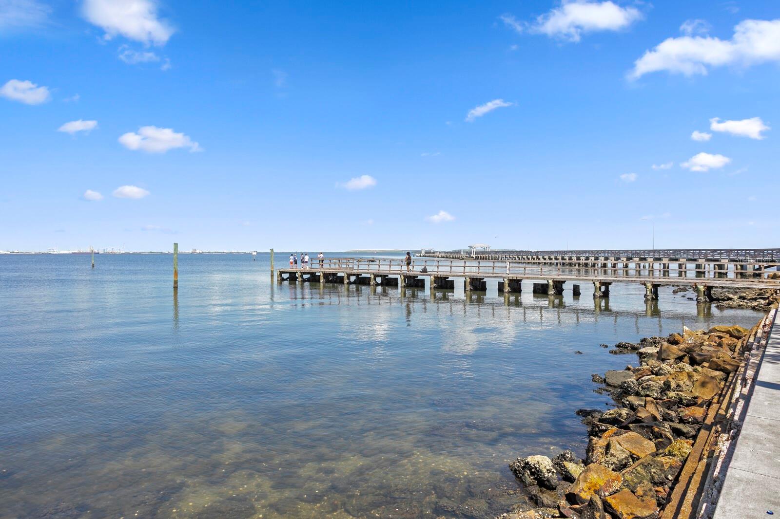 Pier and Bay views from Ballast Point Park
