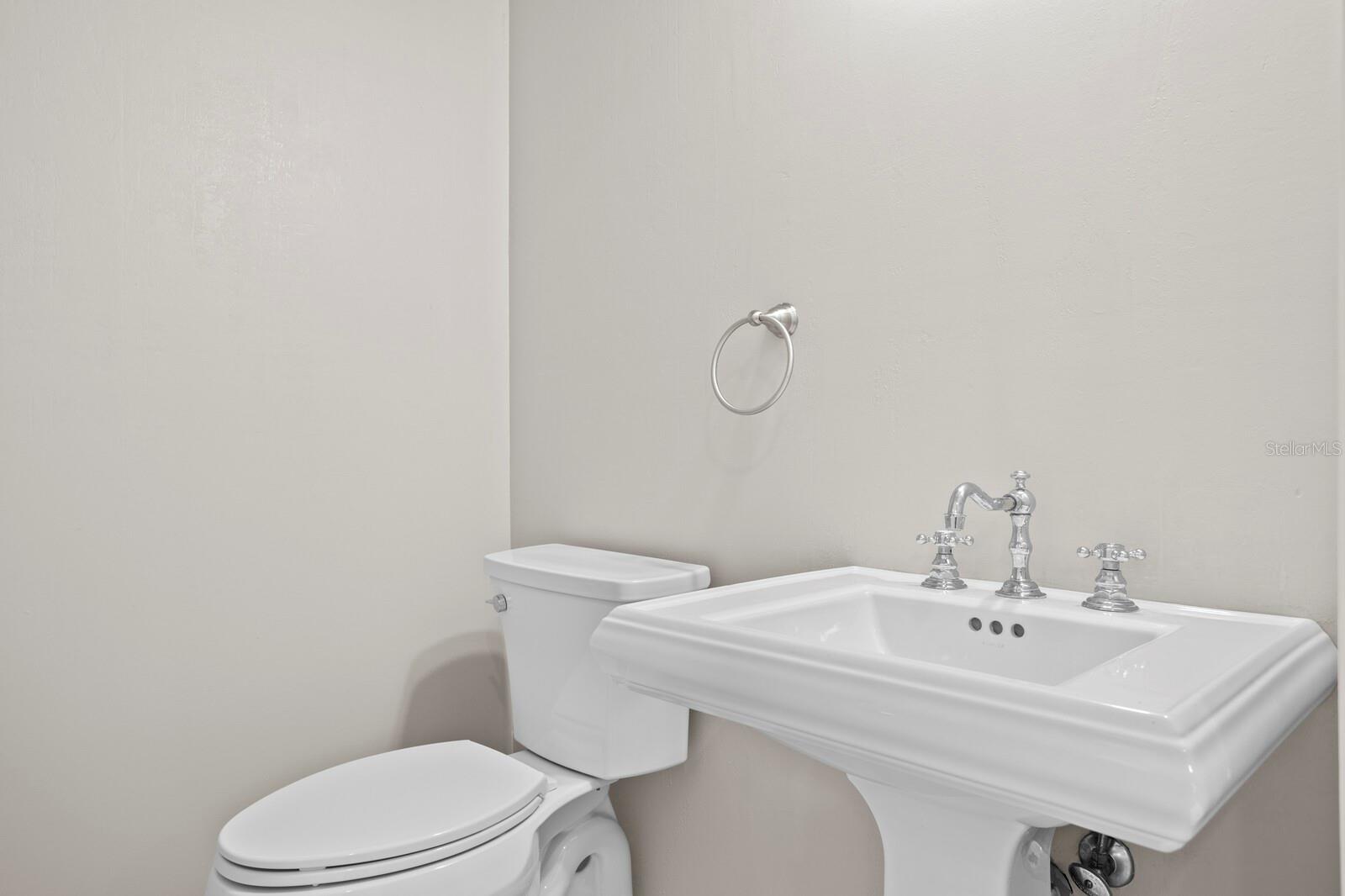 1st floor half bath