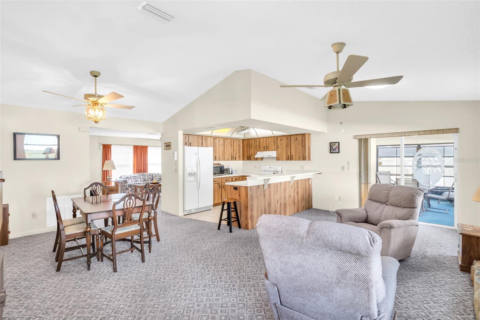 open kitchen living room