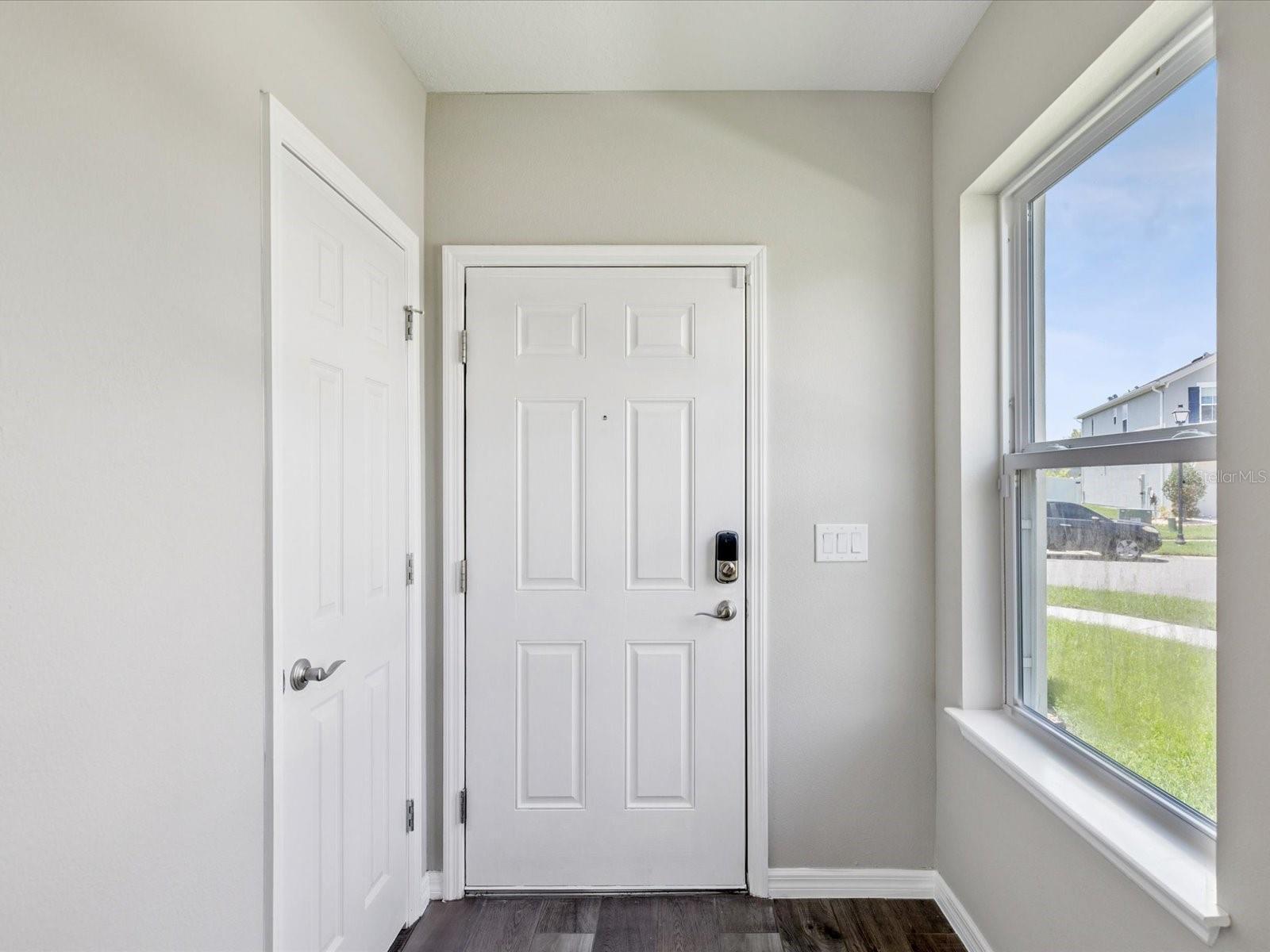Front Door from inside