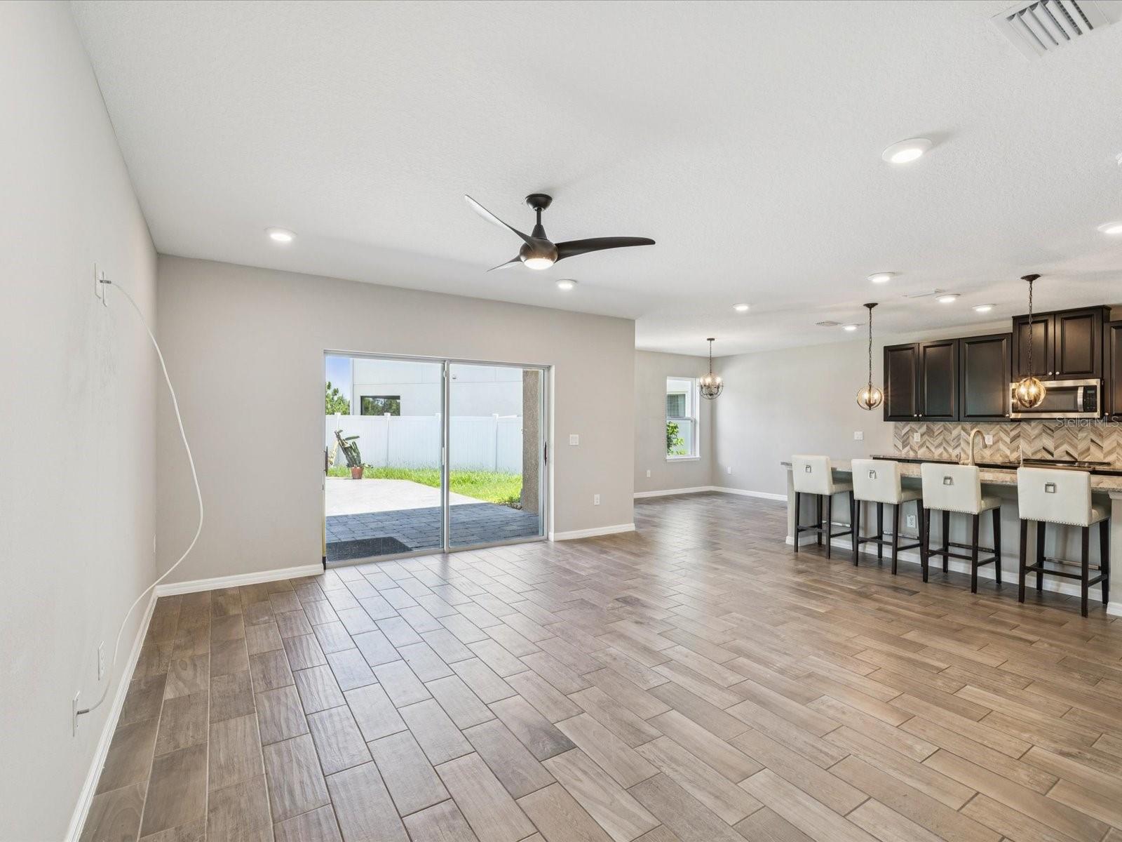 Open floor plan