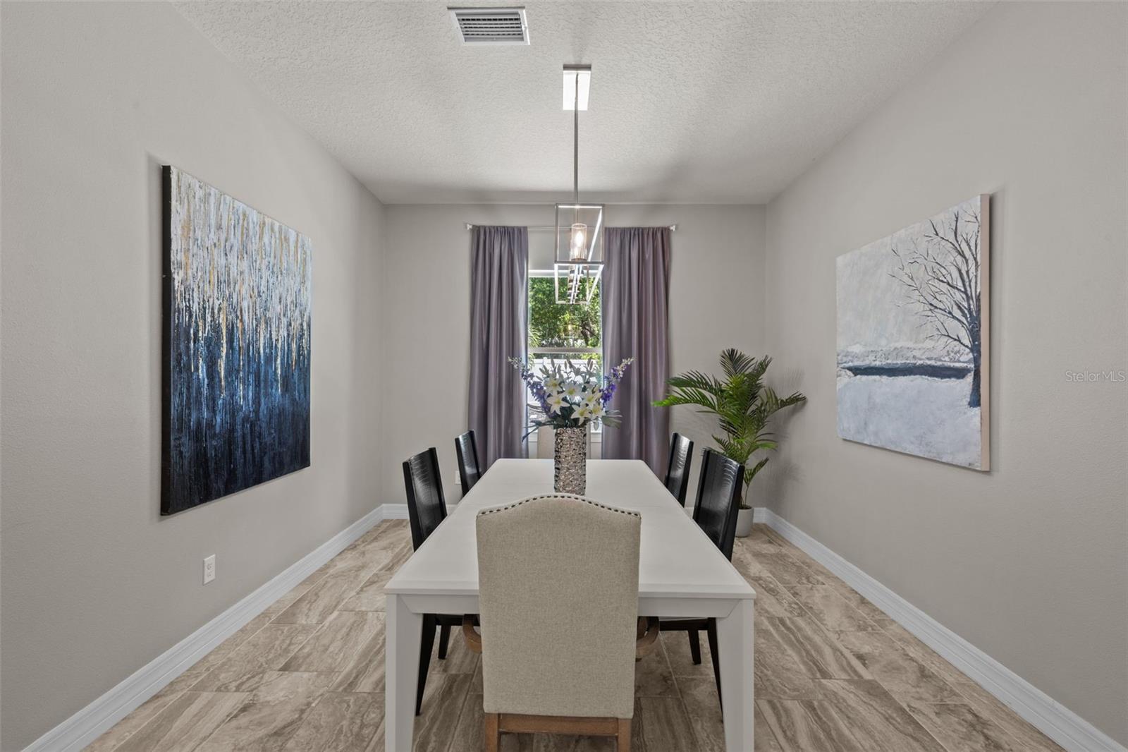 Dining Room with view of Pool