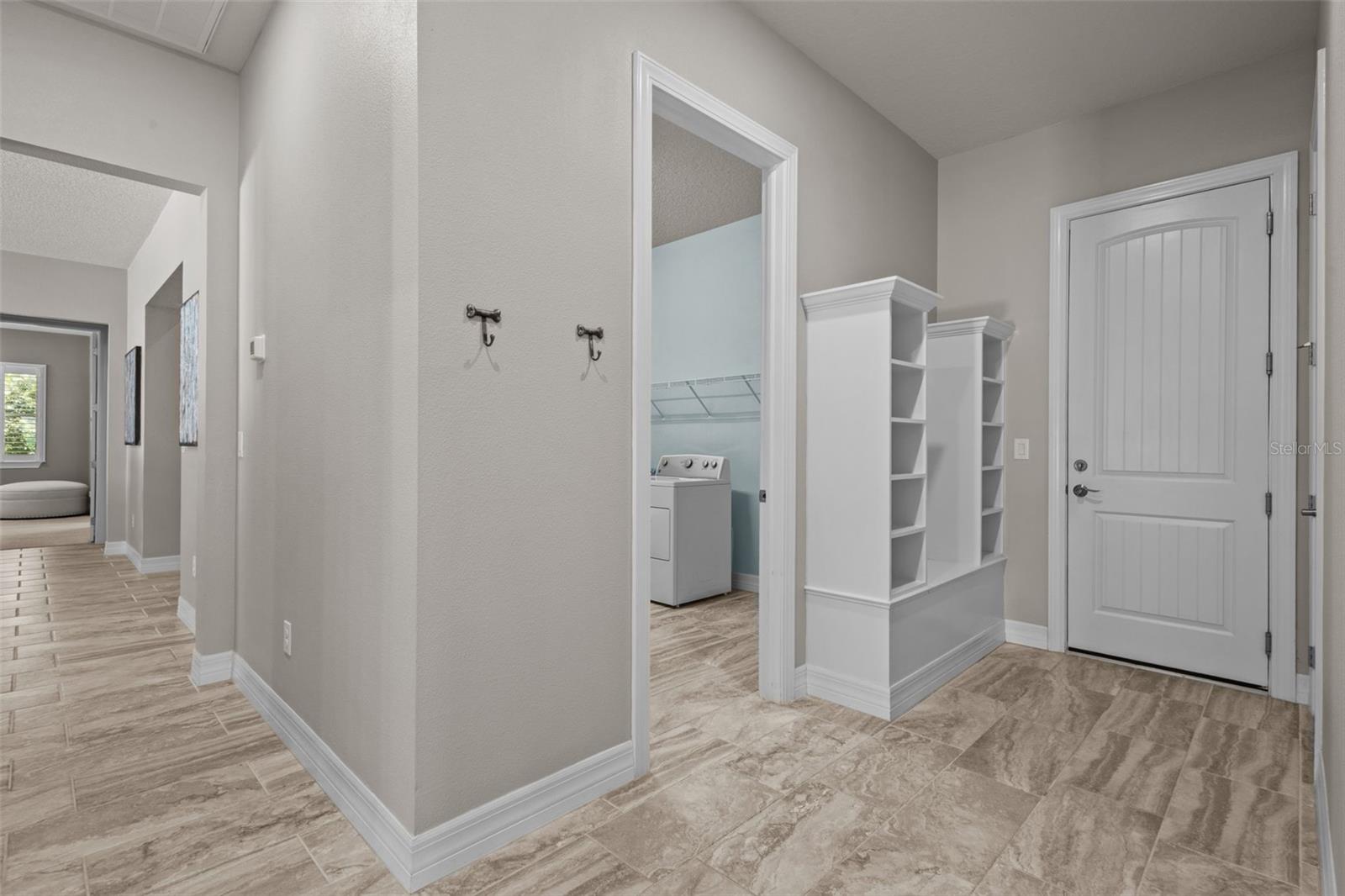 Path to Laundry Room and Garage