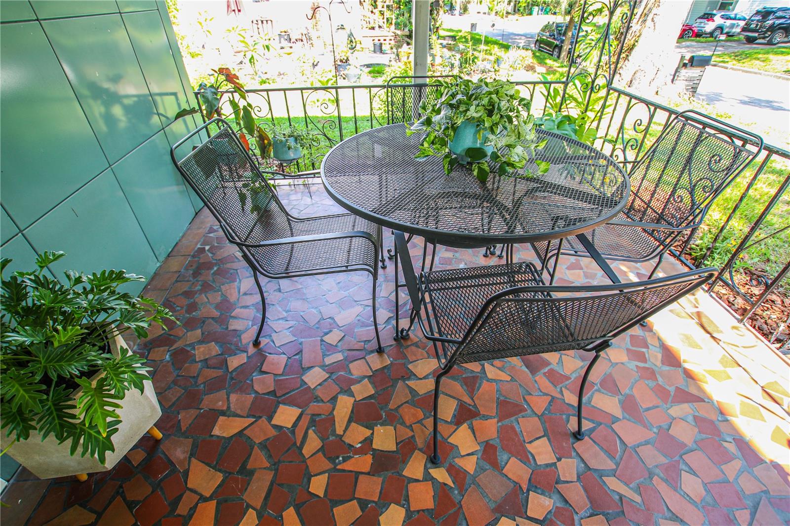The most amazing porch in the shade.