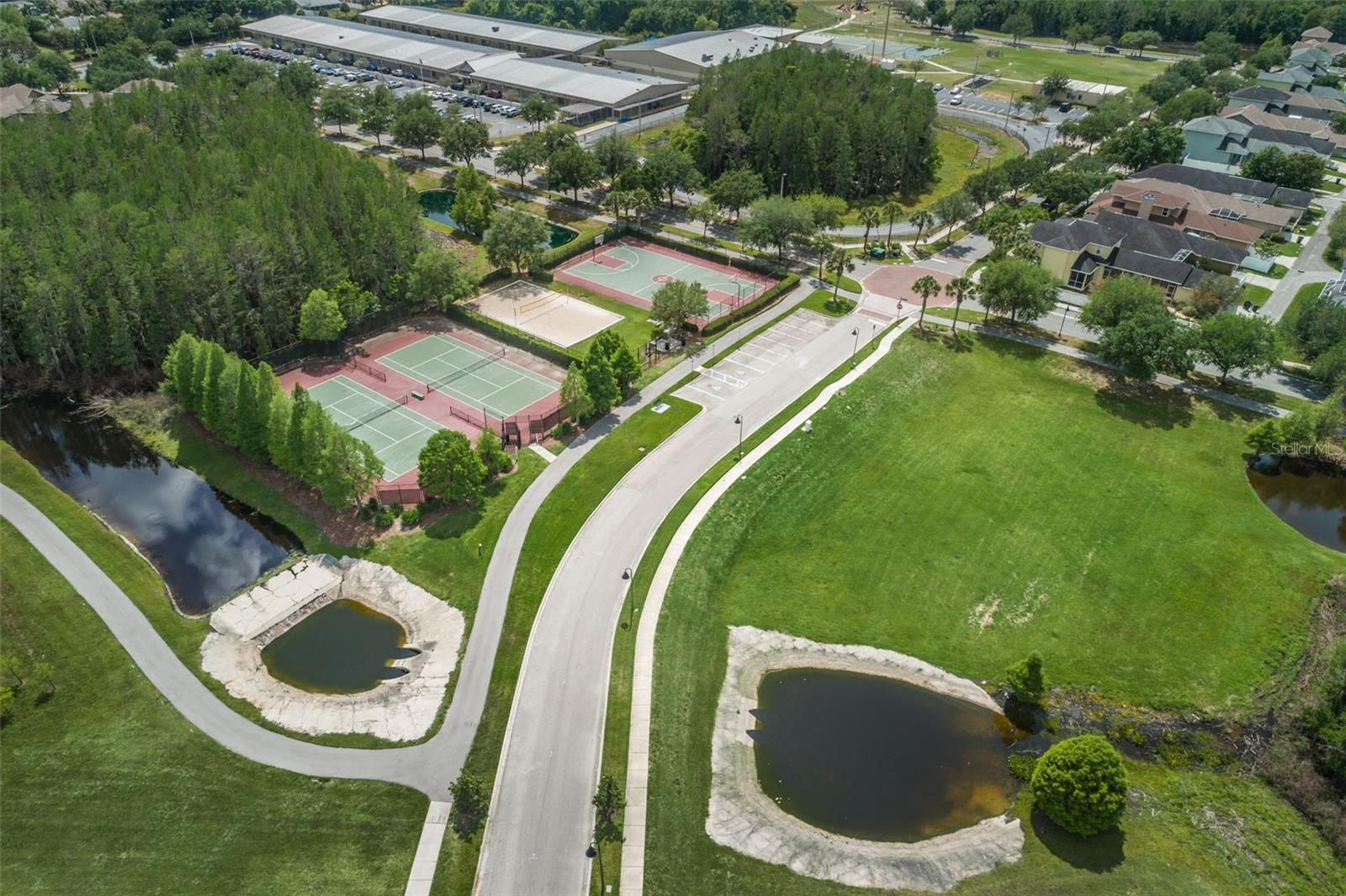 tennis courts