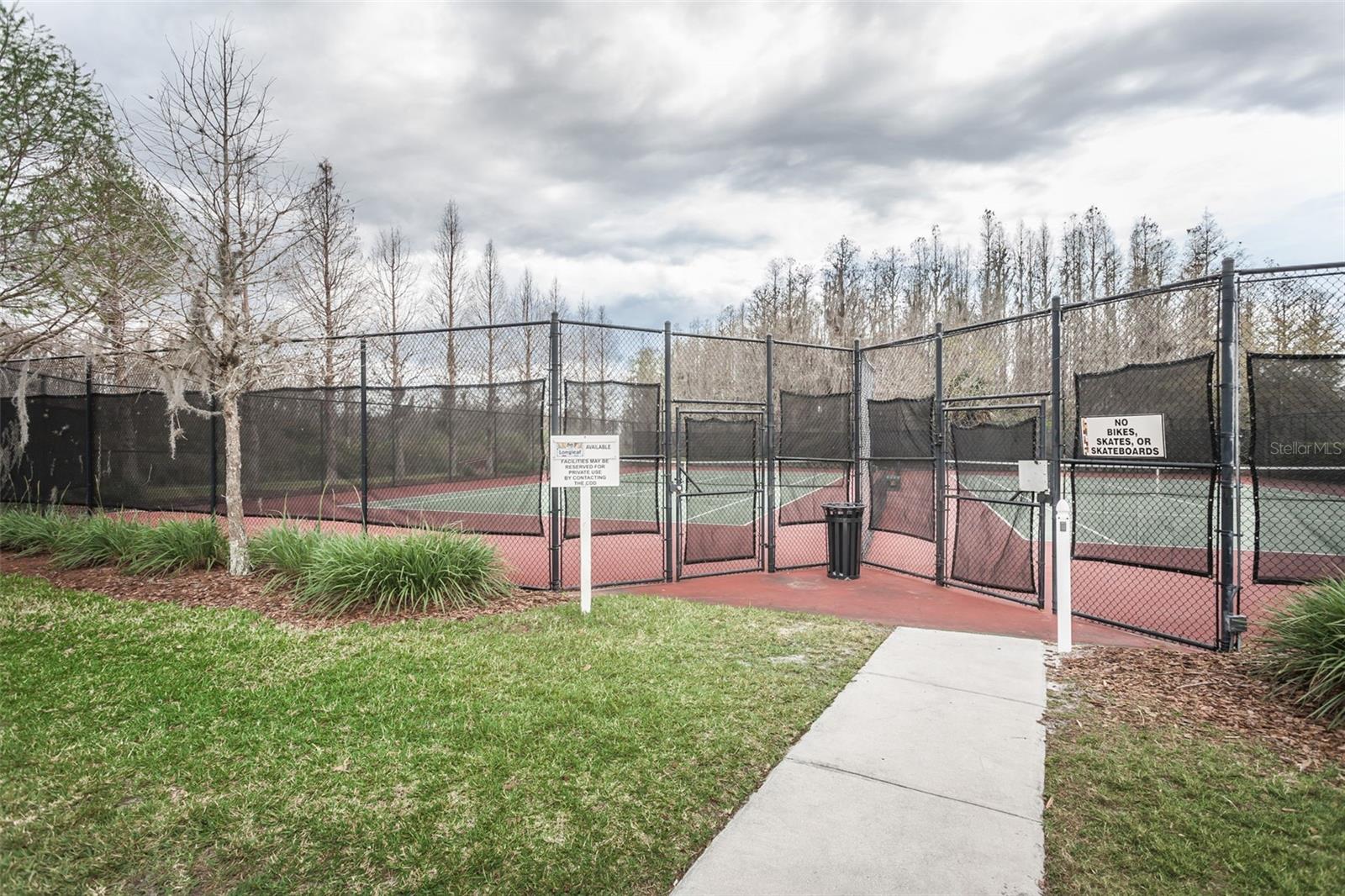 tennis courts