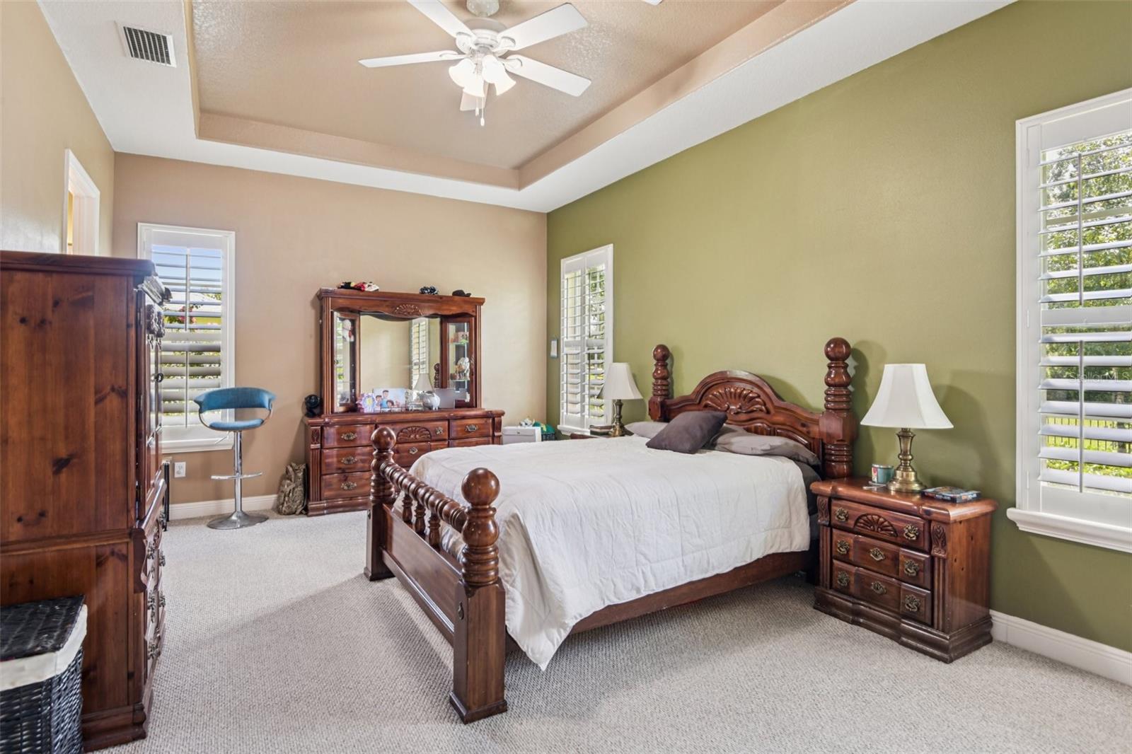 Master bedroom main floor