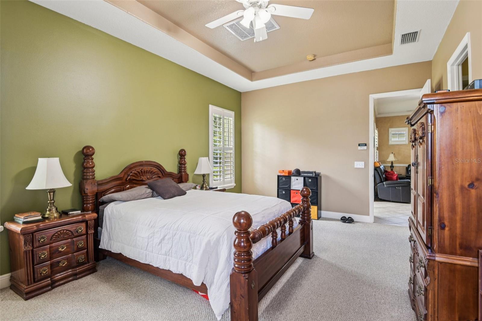 Master bedroom main floor