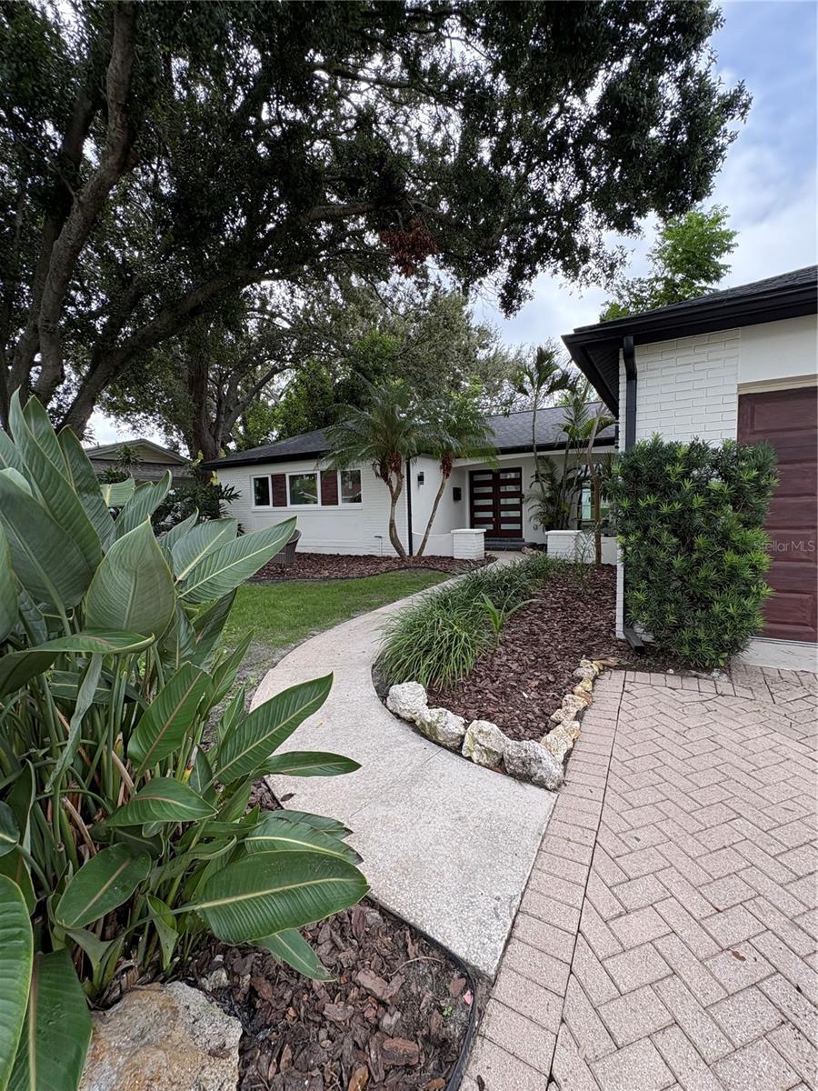Inviting walkway