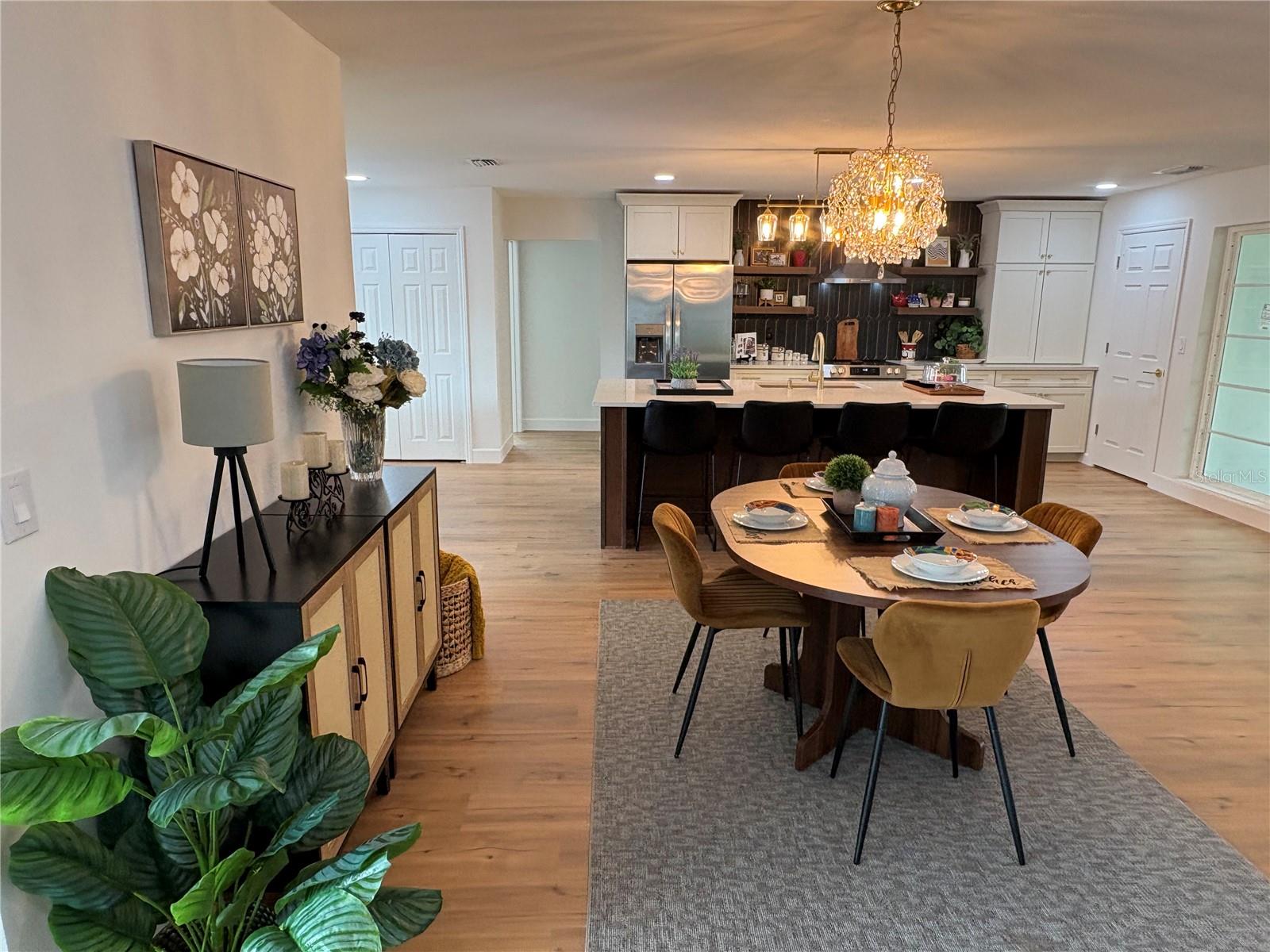 Original Mid century dining chandelier