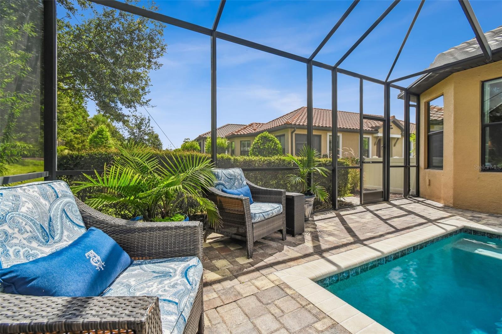 Plenty of space for outdoor furniture