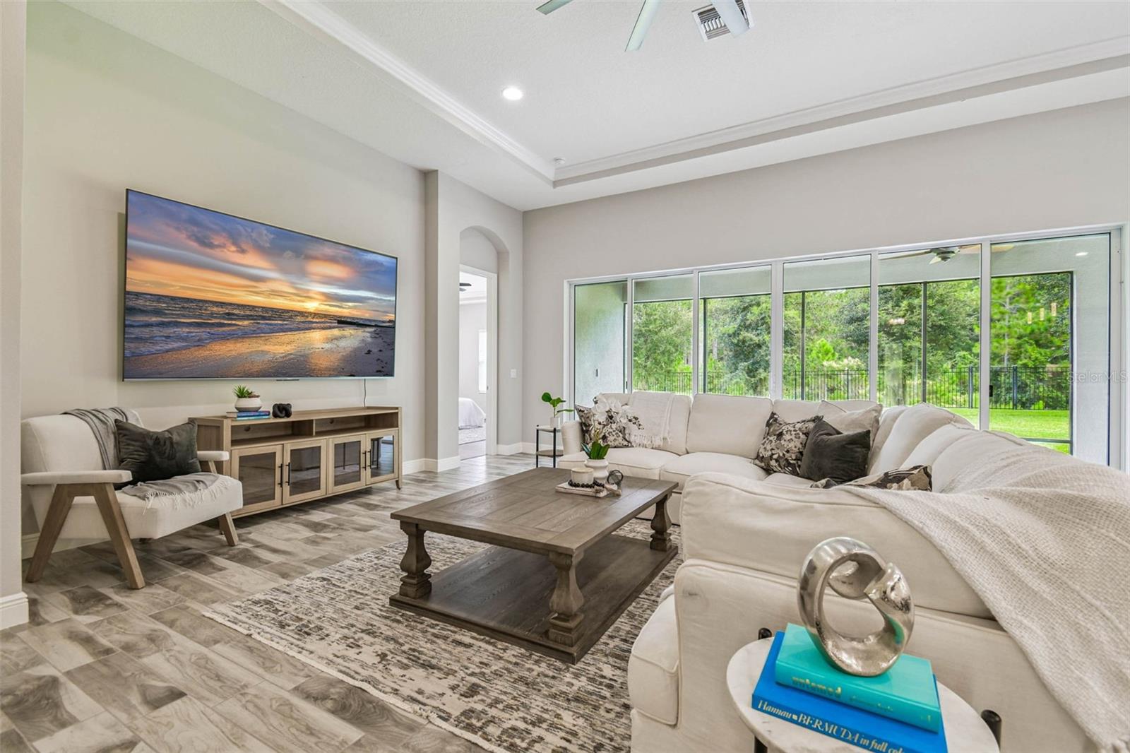 Breathtaking private views of the water and preserve.