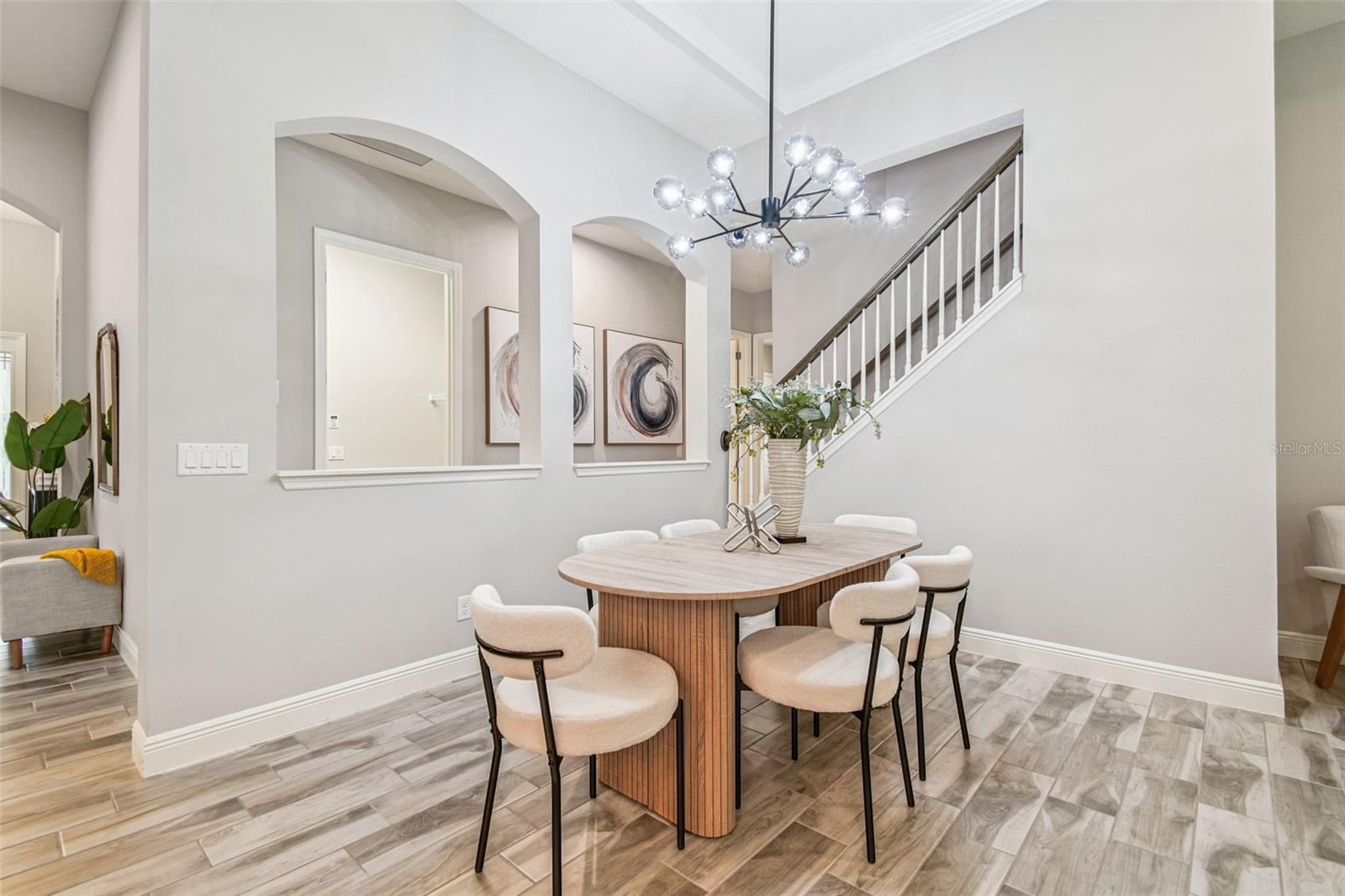 Architecturally pleasing with arches throughout