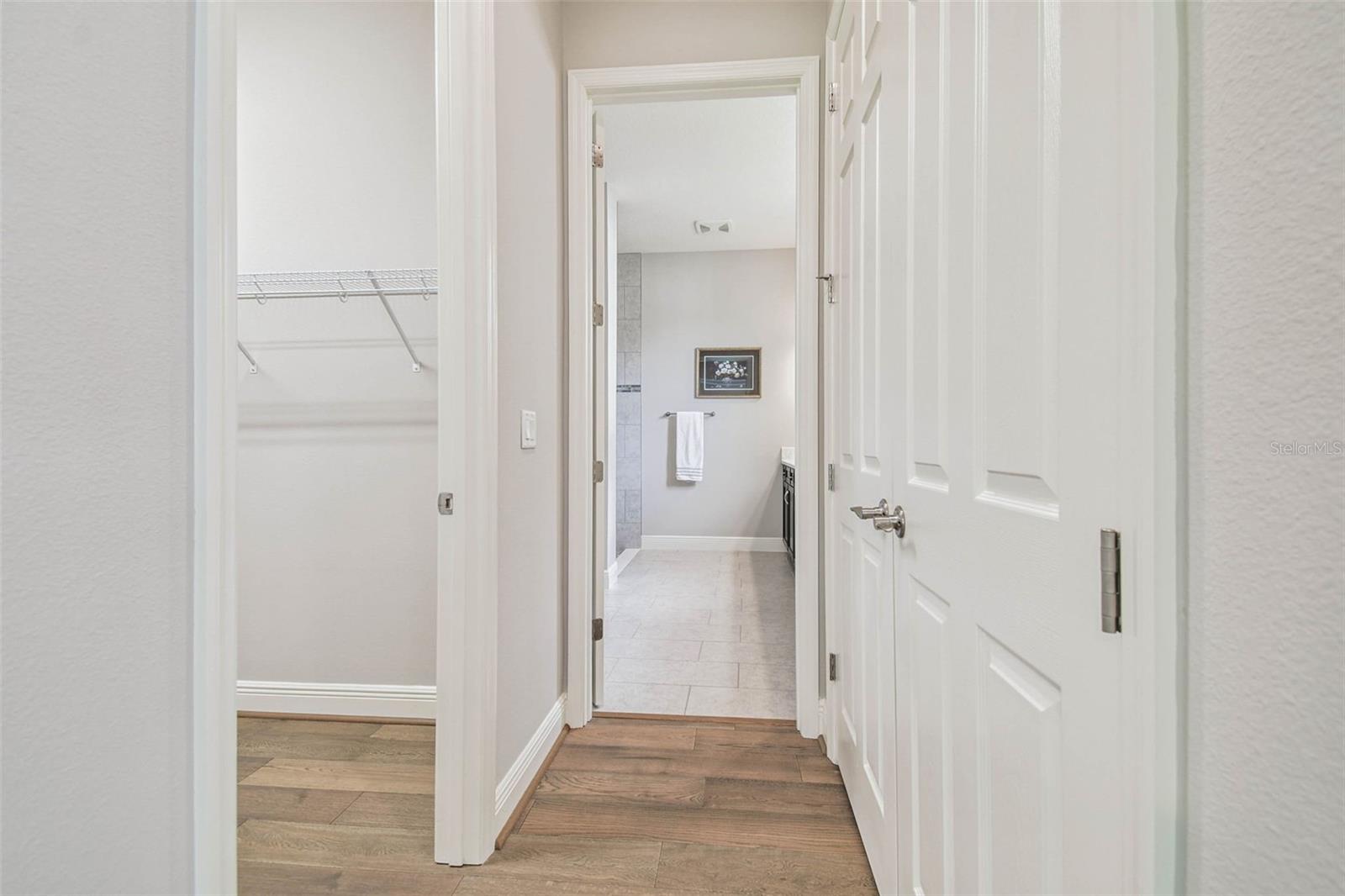 2 large walk-in closets