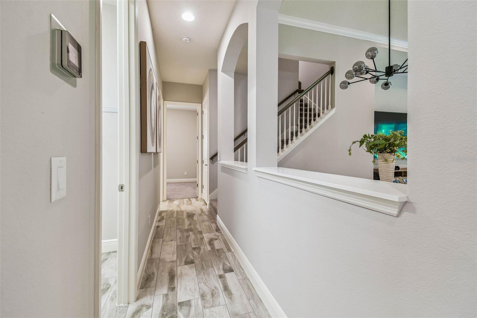 Hallway to bedroom and upstairs