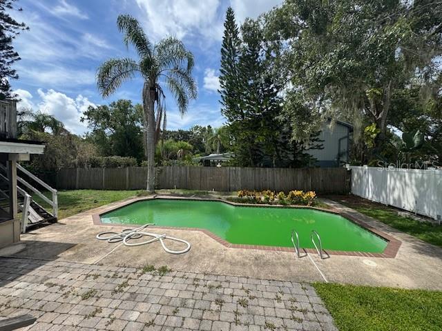 Backyard, pool