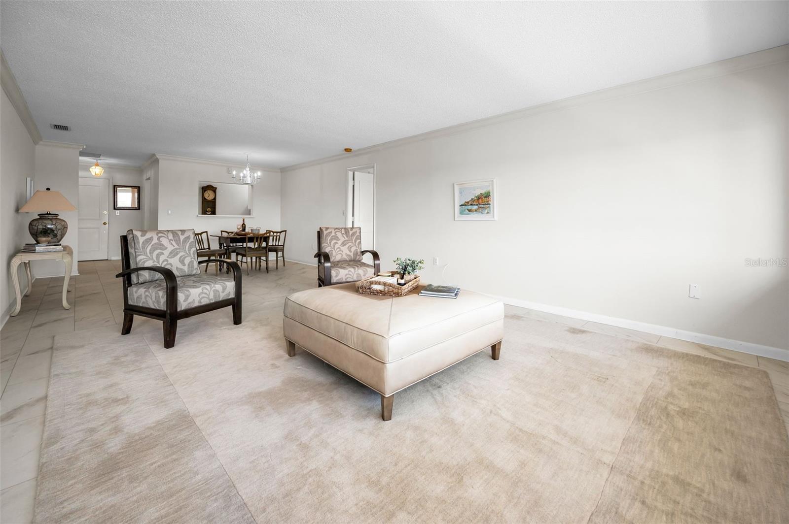Spacious living dining