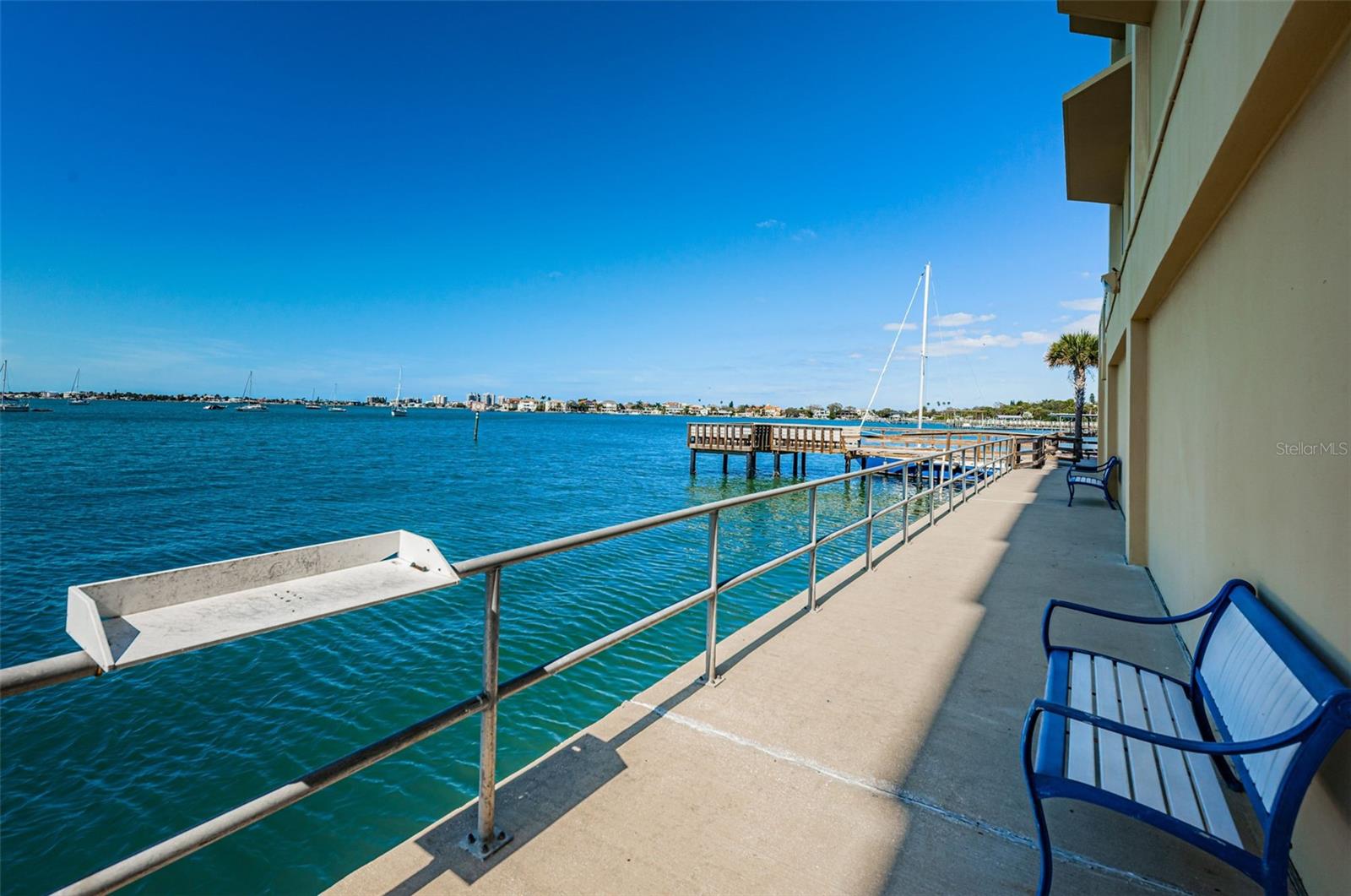 Benches to view Bay or fish