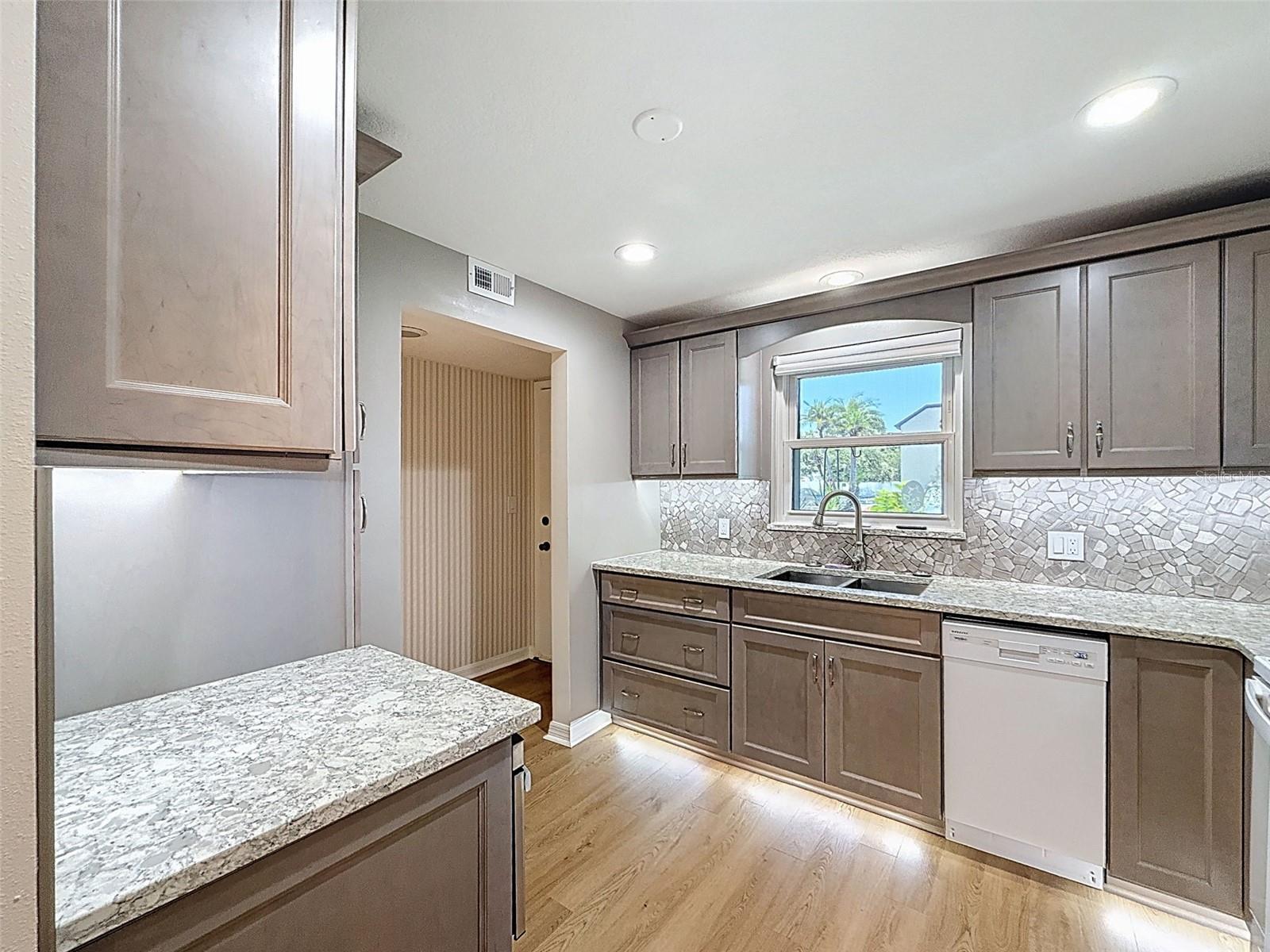 Sleek cabinetry