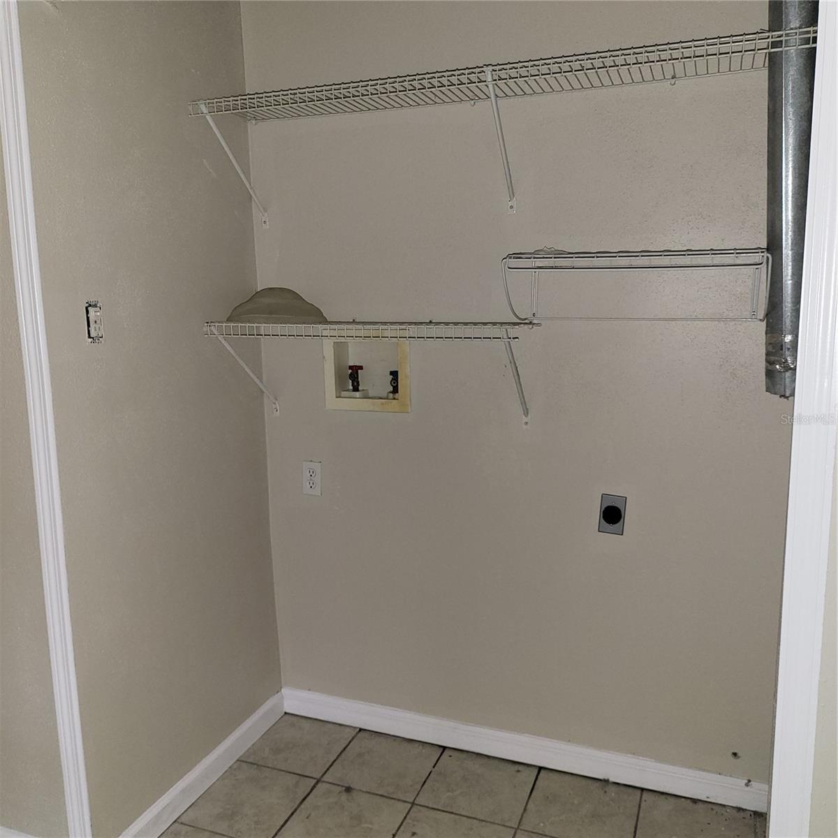 Laundry closet