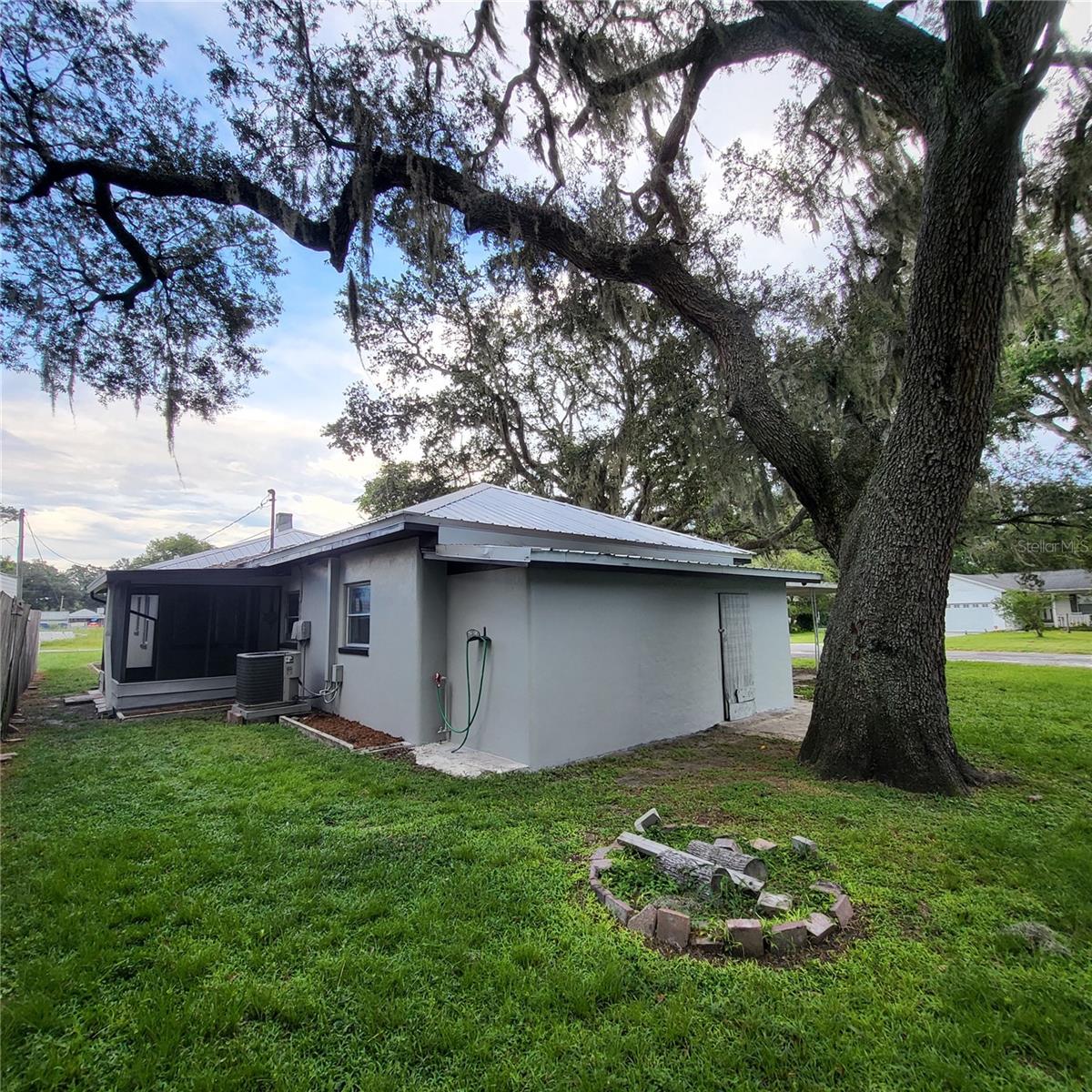 View of house from back corner of yard.