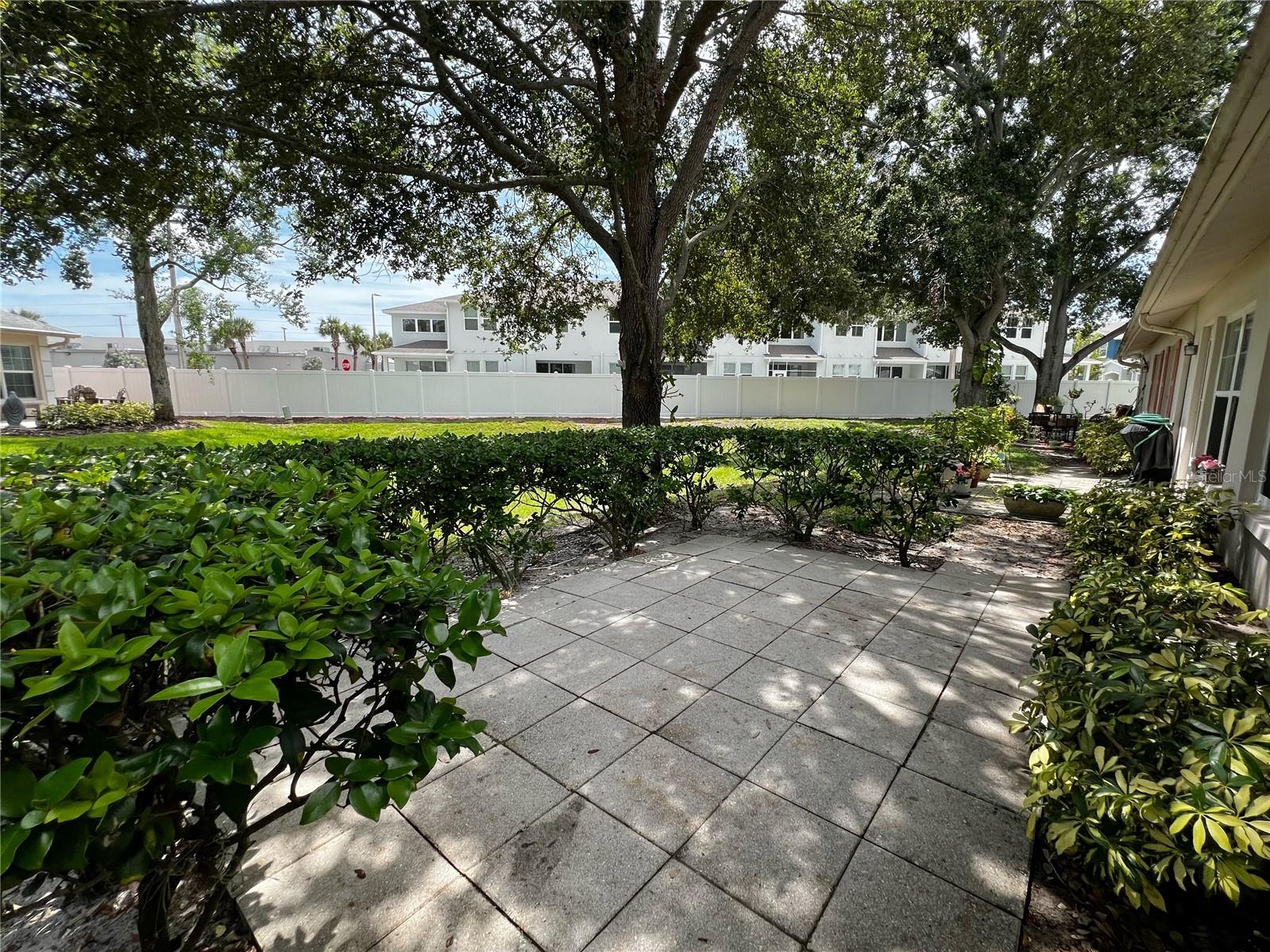 Another view of your patio.