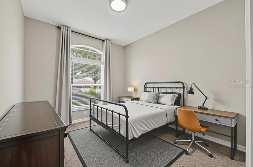 Virtually staged Bedroom 2 (1st floor)