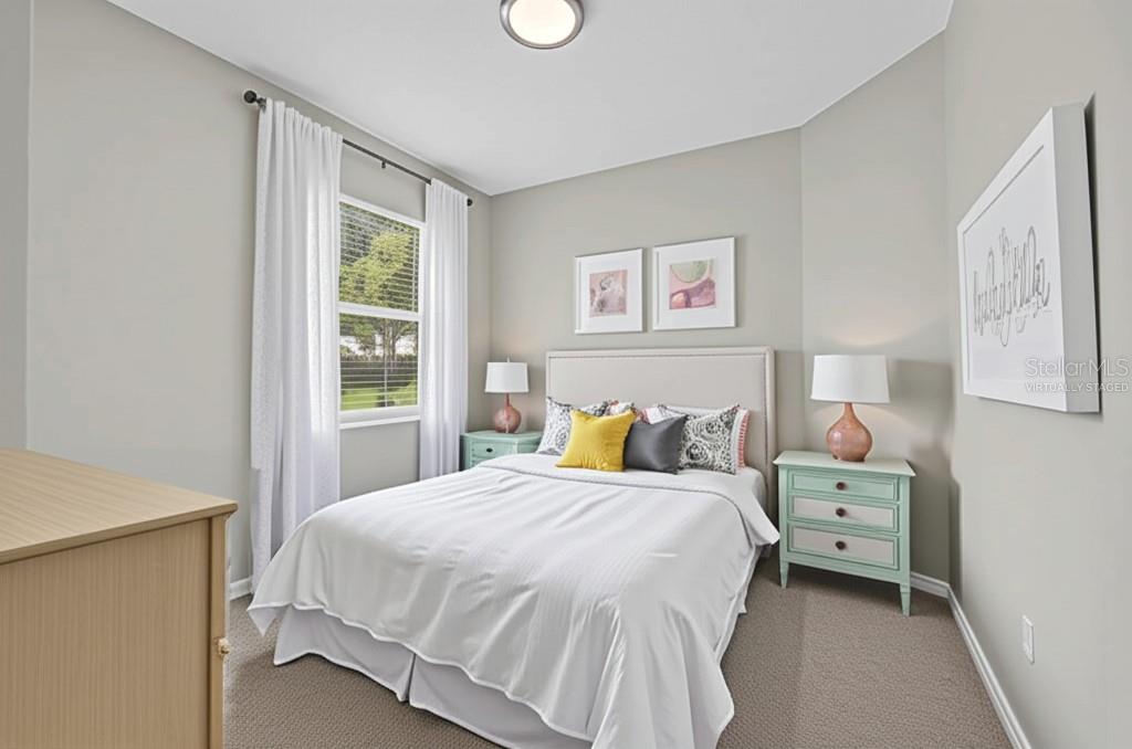 Virtually staged Bedroom 3 (First floor)