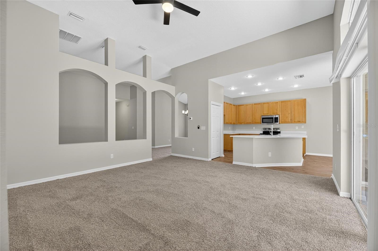 View of Kitchen from Family Room