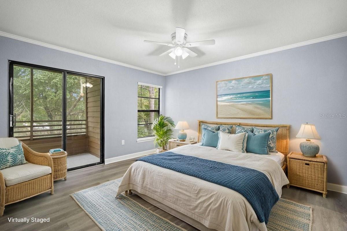 Staged Master Suite